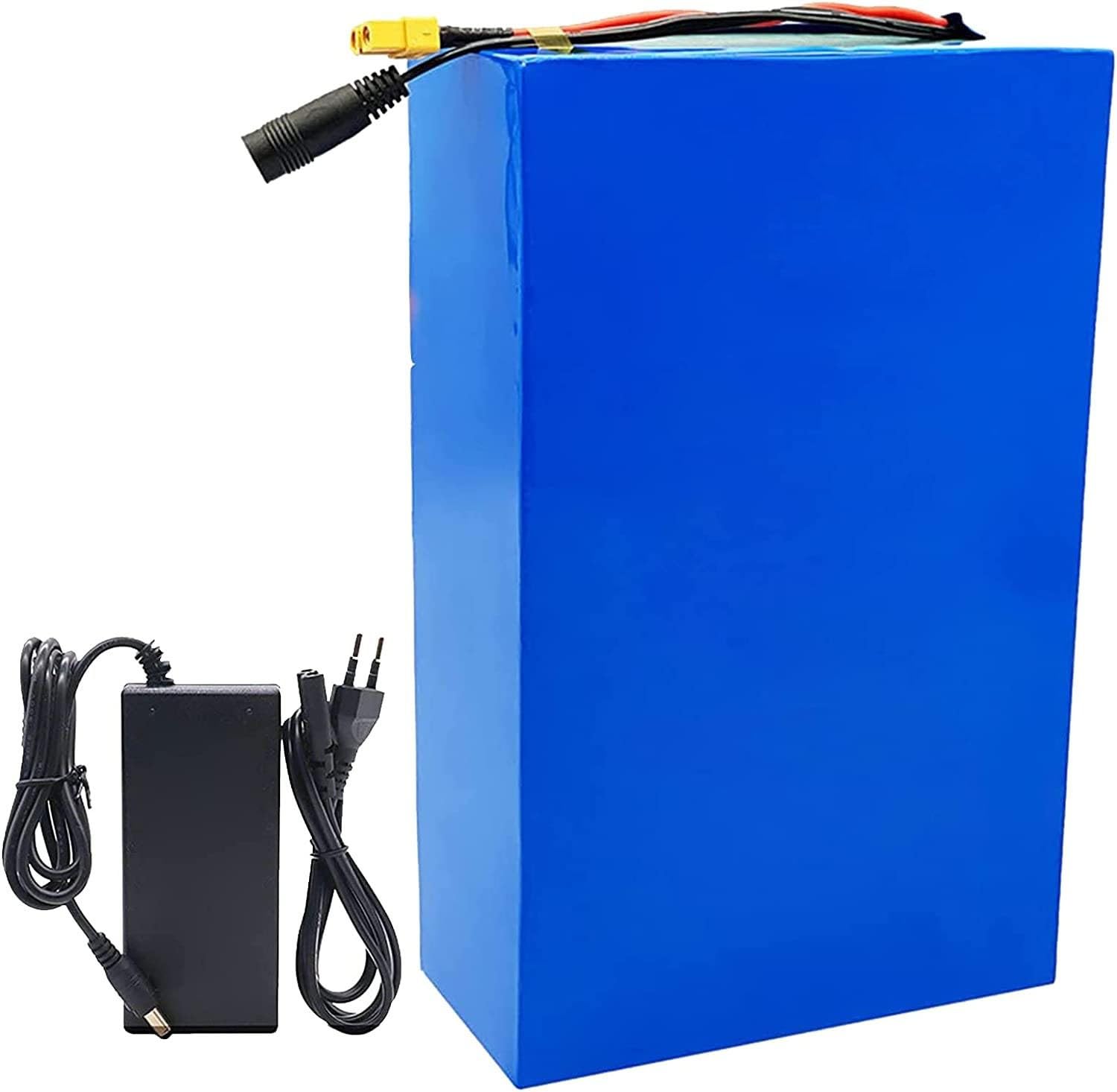 Batterie Au Lithium 48V 10Ah 12AH 15AH 20AH 25AH 30AH Batterie De Vélo Électrique Scooter De Vélo Électrique pour Moteur De 200W À 1200W Batterie Haute Puissance avec Chargeur 48V 12AH,XT60