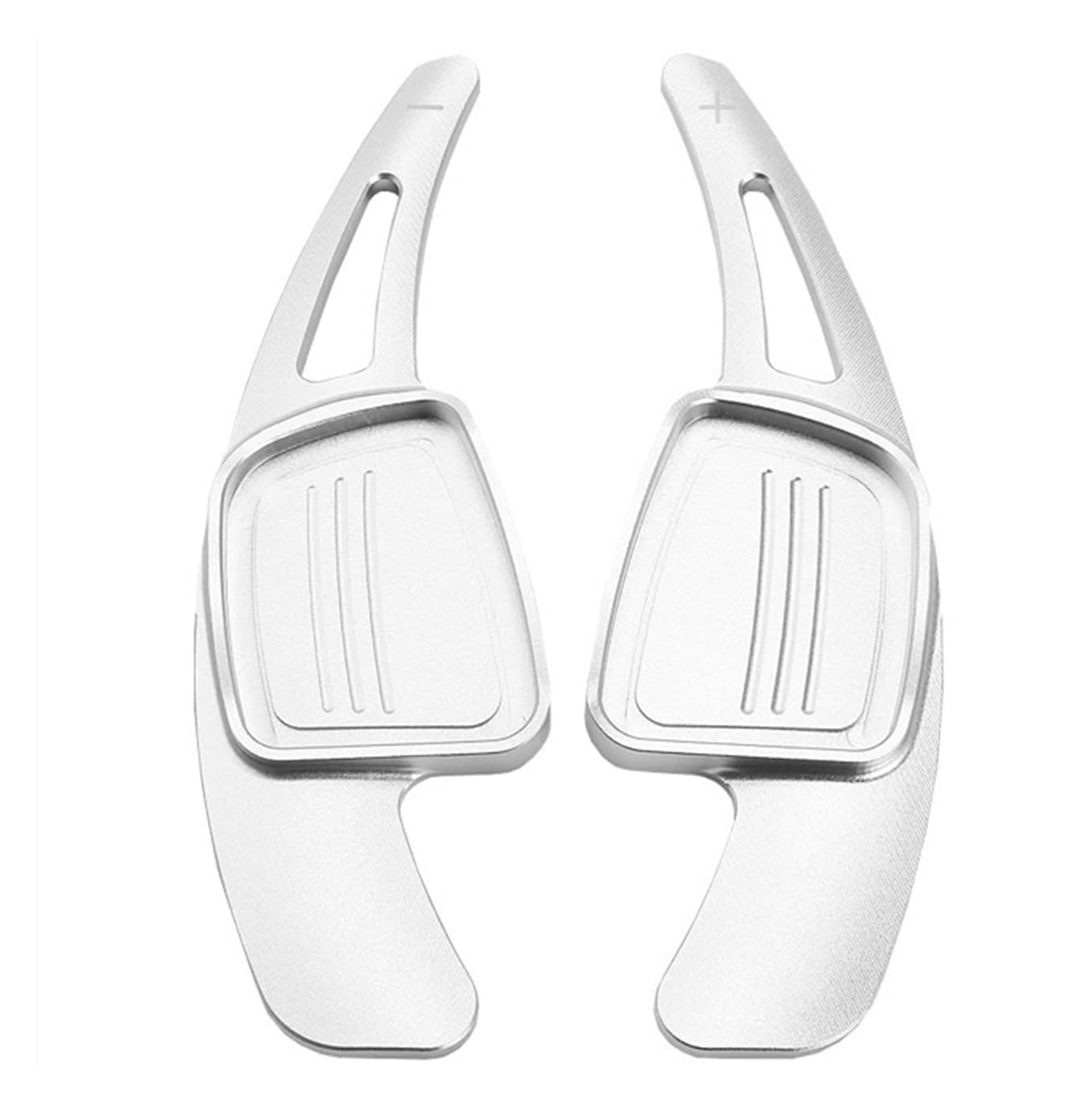 Xxiucj For Type C Silver Car Paddle Shifter Extensions For S3 For S5 For Sq2 Sq5 For Tt For A3 For 8V For A4 For A5 For Q2 For Q3 For Q5 For Q7 Aluminum Alloy Steering Wheel Paddle Shift(For Type C Silver)