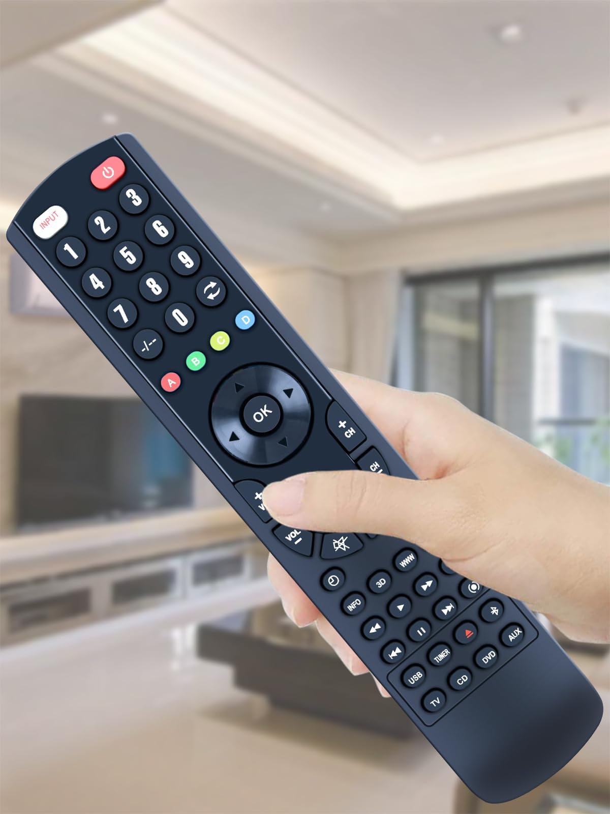 Nouvelle Télécommande de Remplacement Compatible avec Bose Lifestyle 650/600 Media Center 743877-0010