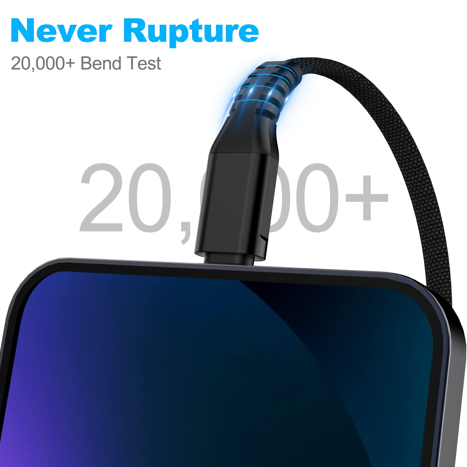 Lax Extra Long Iphone Cord Iphone Charging Cable LAX Gadgets