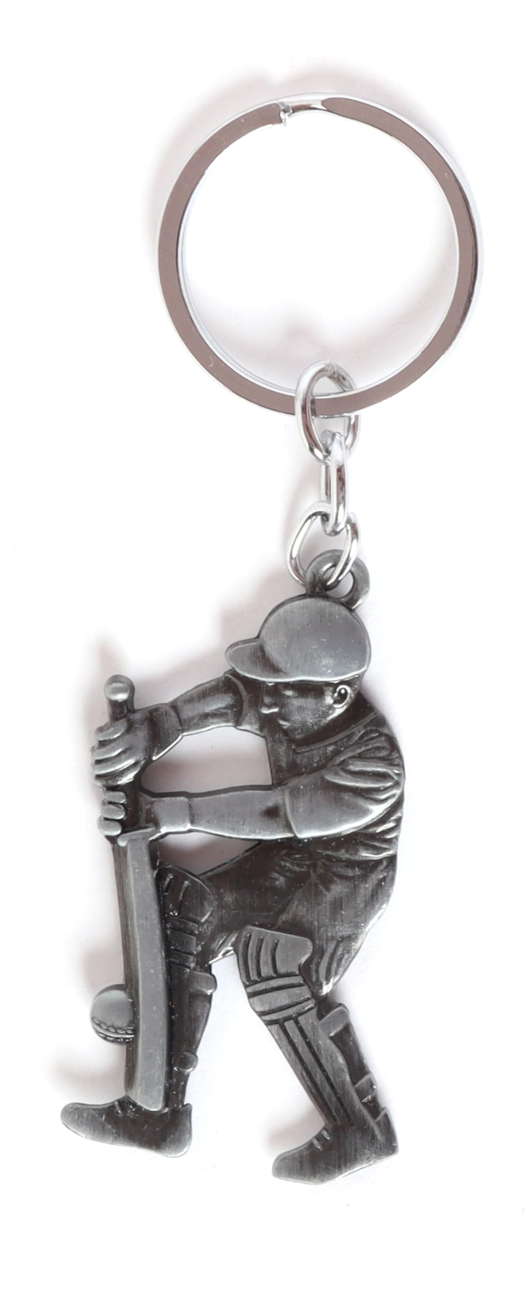 Mayatra's Cricket Player Metal Keychain & Keyring for Car & Bike Gifting with Fan Item Men Sport Keyring & Keychain Key Chain Sports (Multicolor)