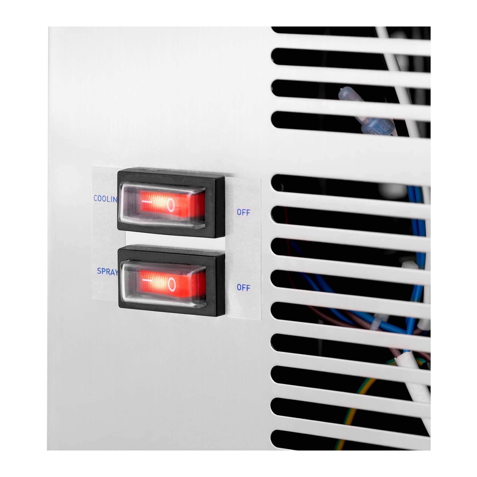 Royal Catering Dispensador de Zumo y Bebidas Frías RC-JDD03 (Capacidad: 3 x 10 L, Potencia: 320 W, Funciones: enfriar, mezclar)