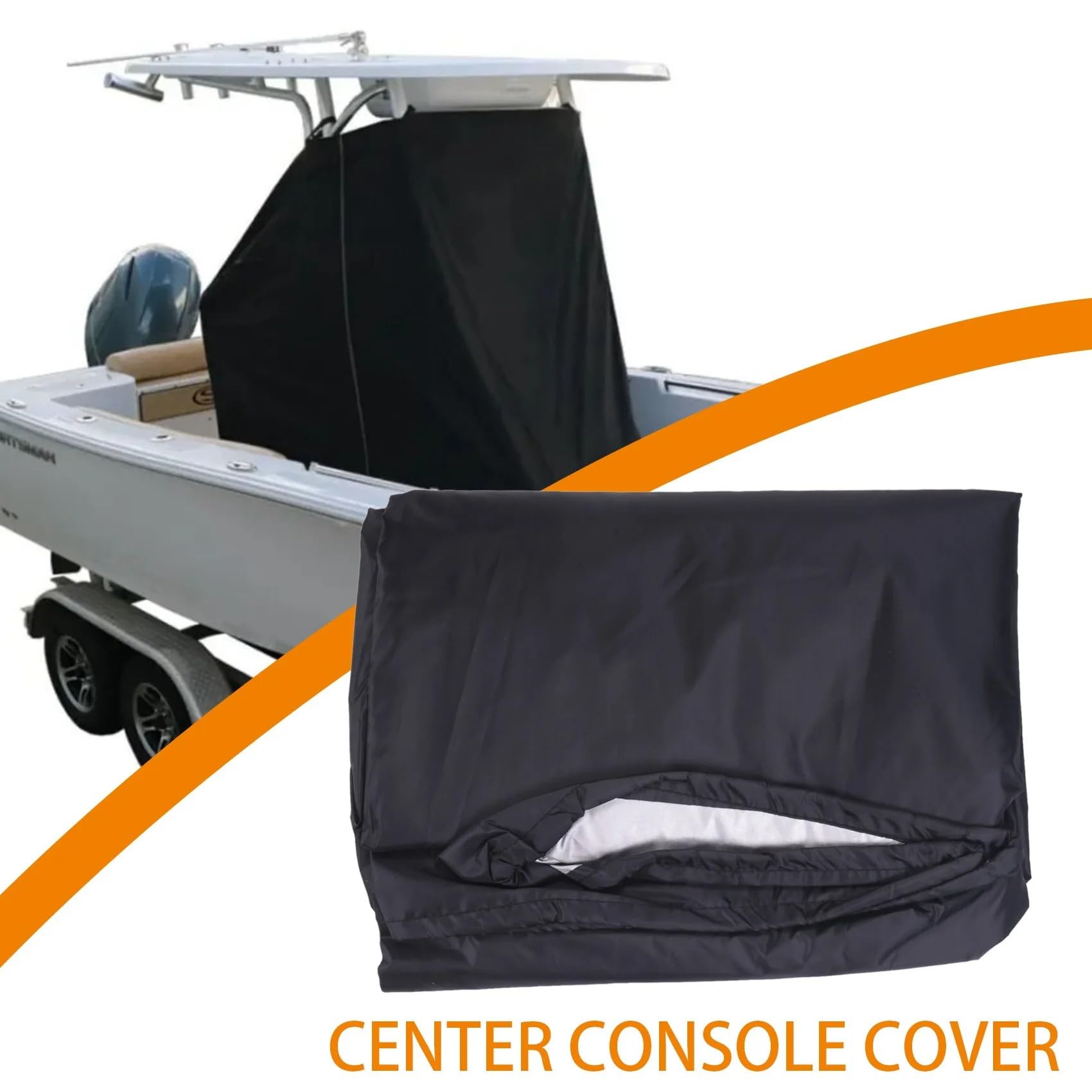 Copertura per Barca 46X40X45 pollici Copertura per barca Copertura per console centrale per barca da yacht Tappetino impermeabile antipolvere anti-UV telo per barca