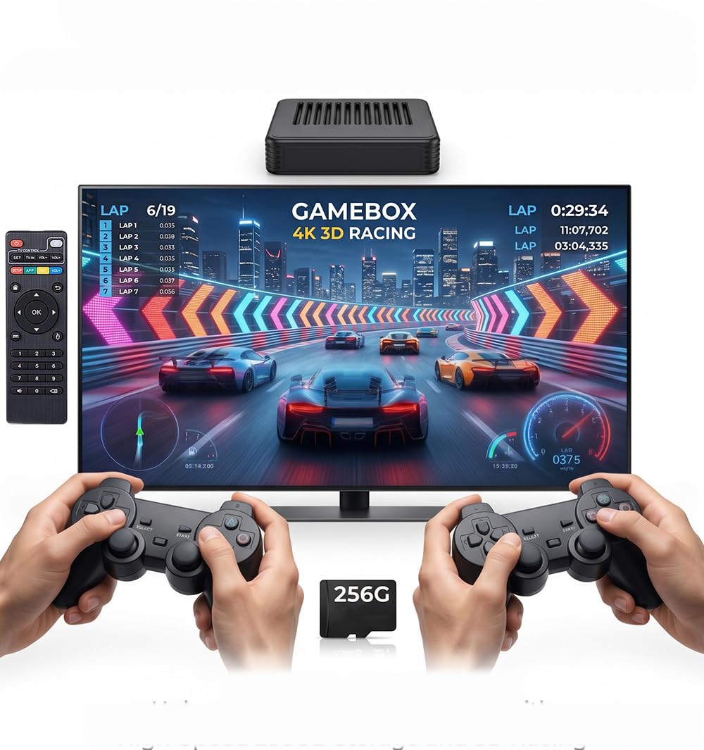 テレビ(ゲーム出来る) Amazon | 4K Ultra HD テレビゲームボックス テレビボックス＆家庭用