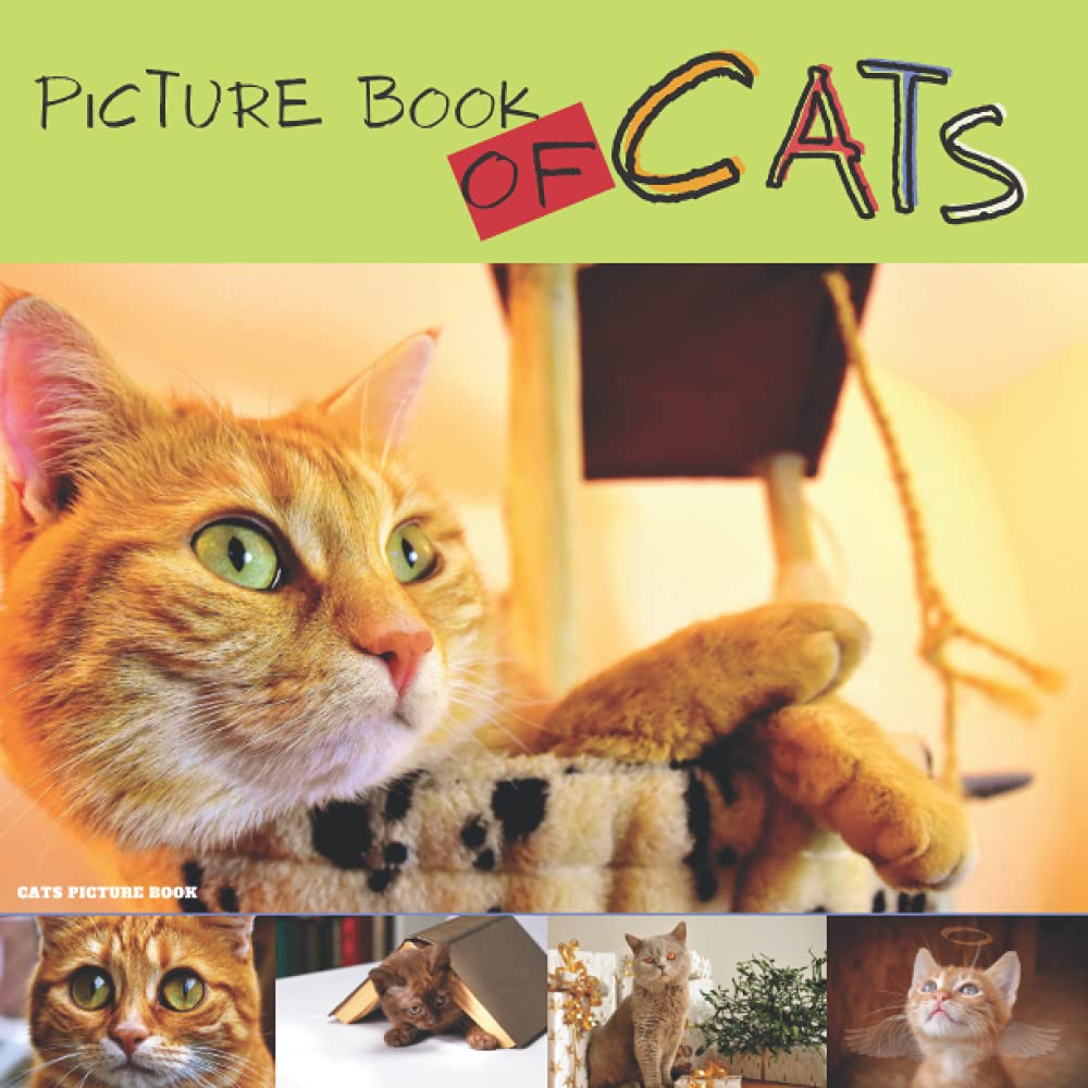 Cats Picture Book: Beautiful Pictures for Seniors with Alzheimer’s & Dementia Patients / Full Color Picture Book (Gift Books for People Living With Dementia)