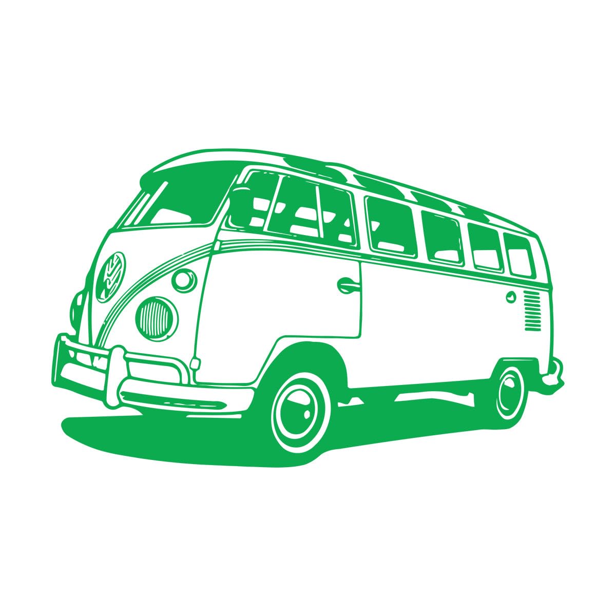 Travel Camper Van Vinyl Wall Sticker Travel Bus Style Wall Decal Removable Camper Tribute Wall Art Poster Auto Car Murals Large - 67x108cm