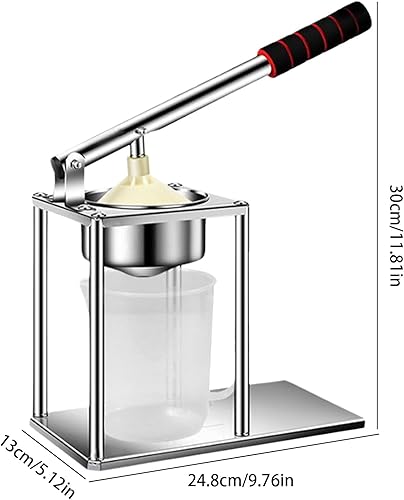 Miniatura 2 de Exprimidor manual de exprimidor de limón  Extractor de jugo multiusos de 11.8 x 9.8 x 5.1 in, prensa de lima naranja, exprimidor comercial de