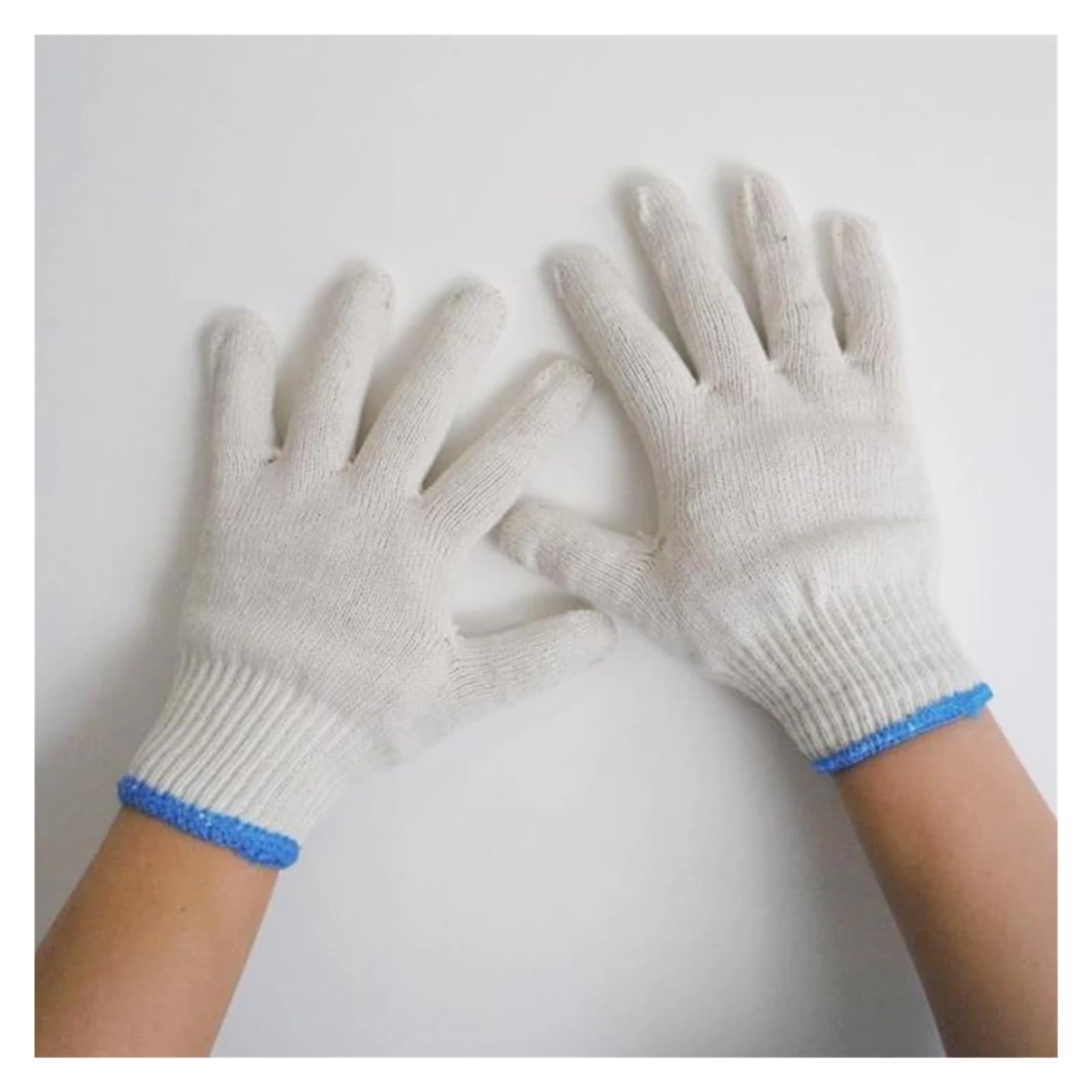 10 Paar Verschleißfeste Schutzhandschuhe Aus Verschlüsselter Baumwolle For Küchenöfen, Hitzebeständig