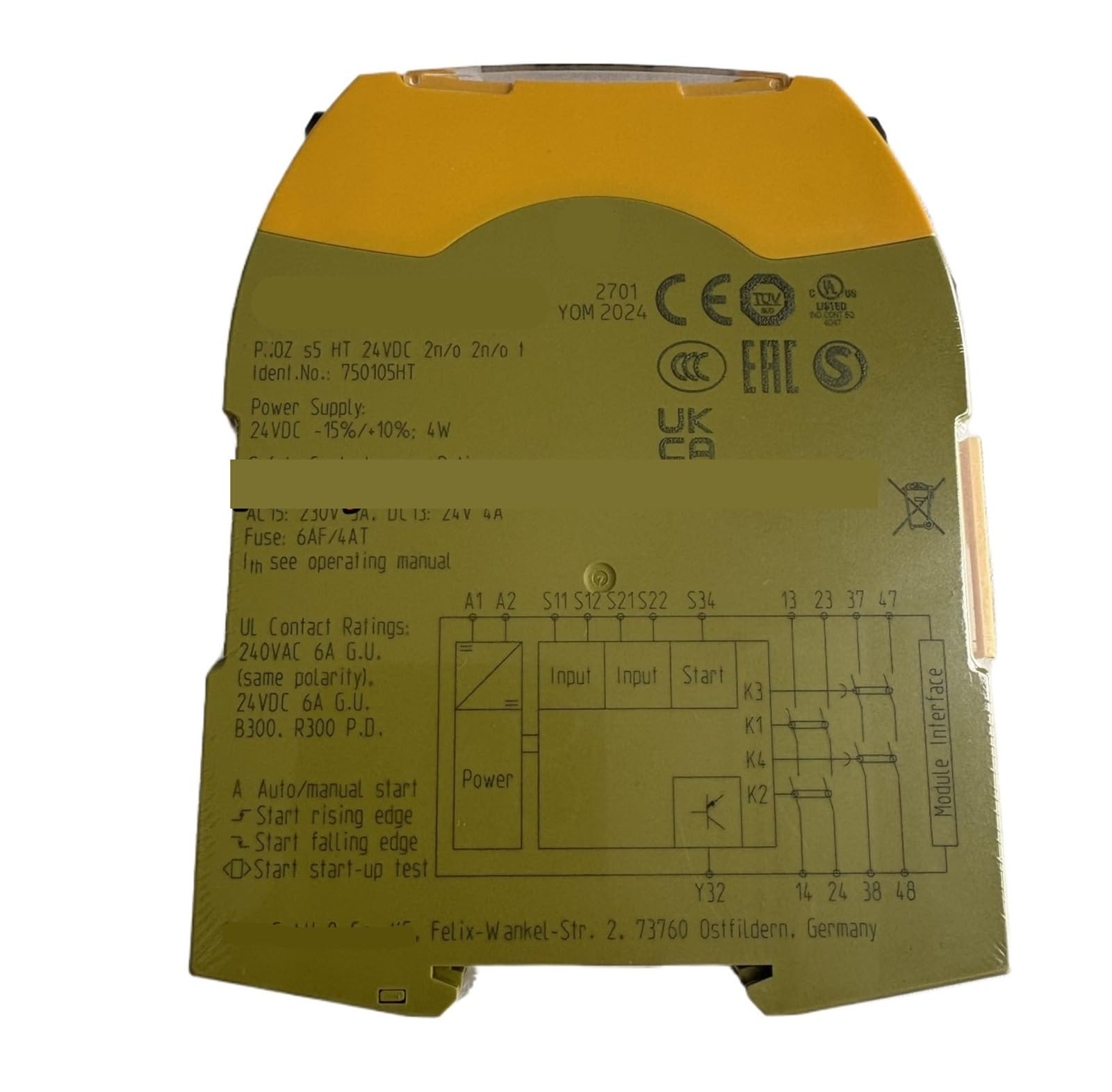 YMUGUEGH 1pcs relay 750105HT