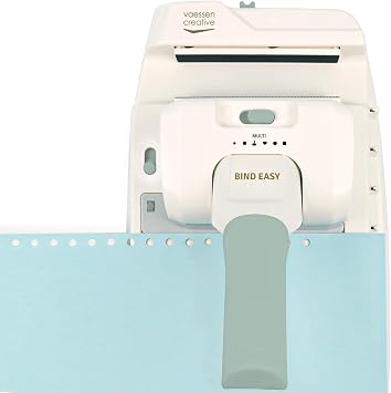 Vaessen Creative Book Binding Kit - Bind Easy Wire Binding Machine with Binding Wires, Disc Rings and Punch Cartridges - Bookbinding Supplies for Notebooks, Documents, Photo Albums and Journals
