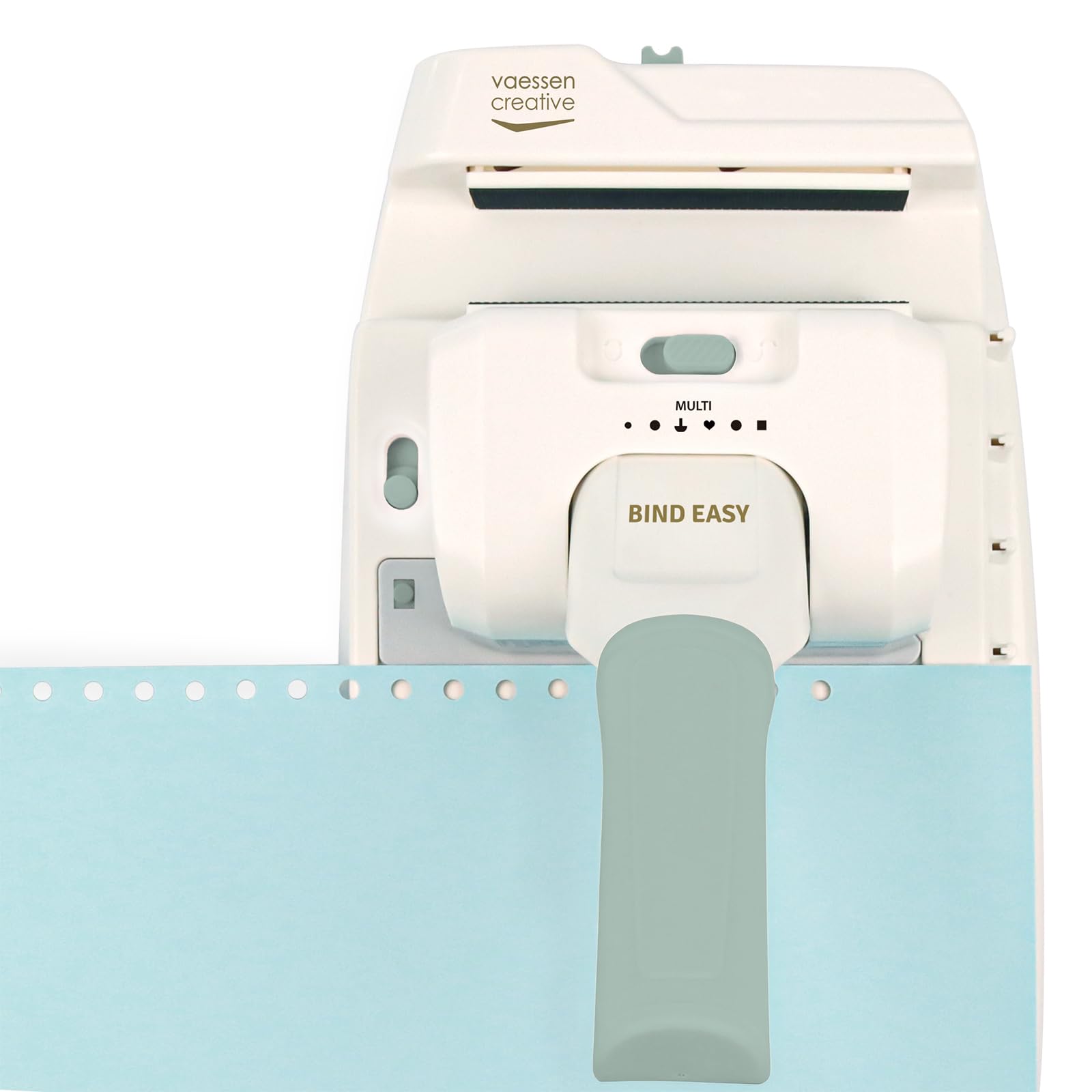 Vaessen Creative Bind Easy Drahtbindemaschine Set - Drahtkämme, Bindescheiben & Stanzkartuschen