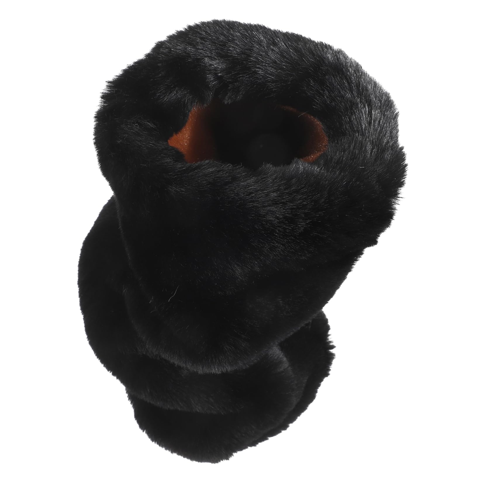 BESTonZON Manguito Felpa Cálida De Invierno Guantes Pelo para Accesorio Conduciendo De Punto Bolsa Térmico Ligero Las Manos Más Cálido Calienta Conejo Lana Chicas Negro Felpa Corta