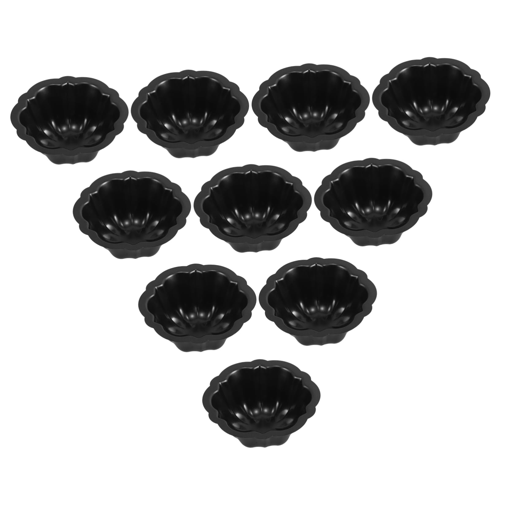 GLEAVI Molde Antiadherente para Pasteles Pequeños, 10 Piezas, Acero al Carbono, Figuras de Dibujos, Adecuado para Fiestas y Cumpleaños, Fácil de Guardar