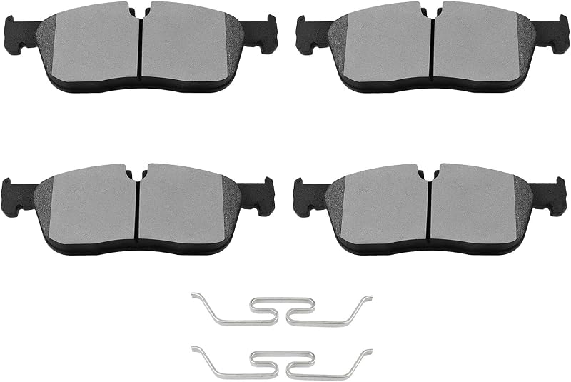 Pastilhas de freio dianteiras cerâmicas SCITOO D1838-9089 para Jaguar e Land Rover – Jogo com 4 unidades