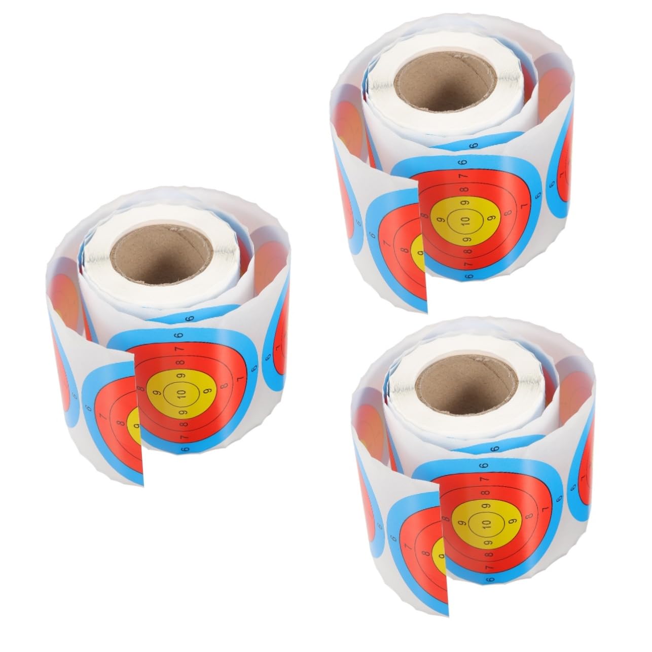 VANZACKTarget Paper Shooting Range Accessories Sports Stickers Labels Shoot Targets Silhouette Targets for Stickers for Hunting Accessories Practice Spot Tool Fluorescent Paper