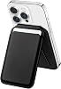 Rongep Wallet for Apple iPhone 171615141312 Series Compatible with MagSafe Powerful Magnetic Tight Grip and Non-Fall PU Leather Wallet Card Holder Black-Stant that Fits Fully into the Phone