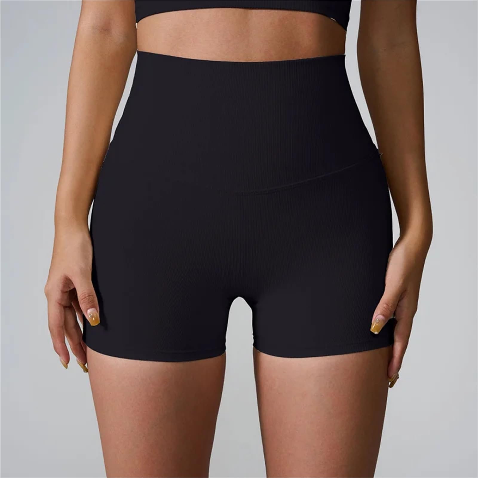 Short De Sport sans Coutures, Croisé dans Le Dos, Taille Haute, Effet Gainant, Pêche, Course À Pied, Séchage Rapide, Fitness, Yoga, Vêtements