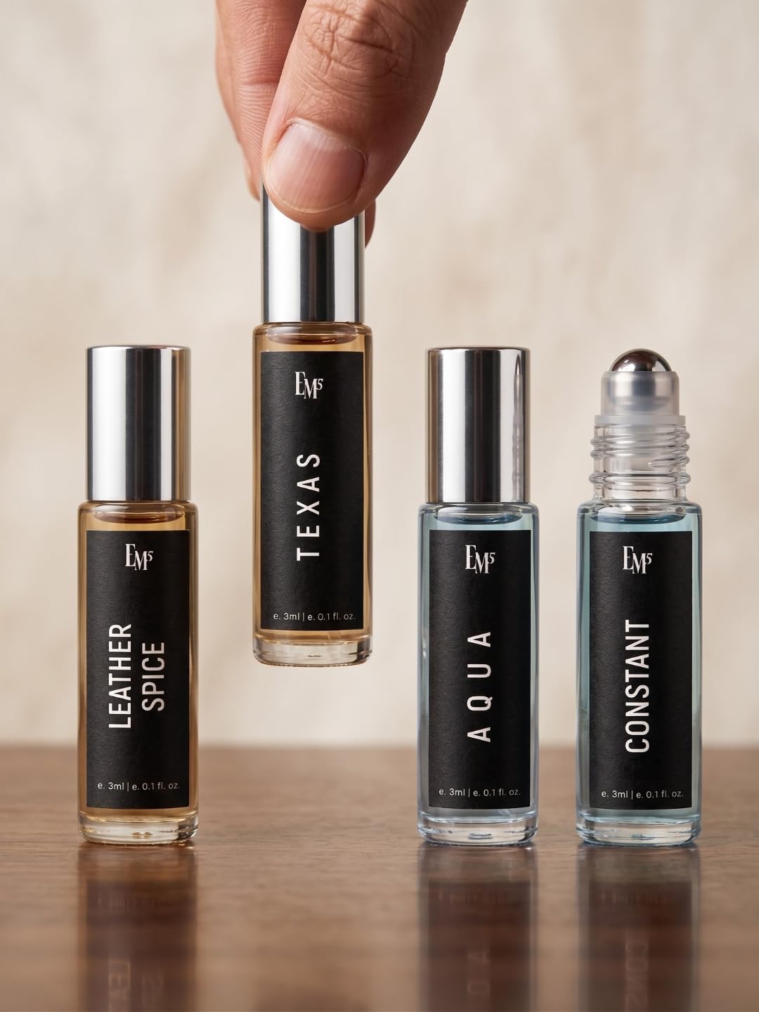 EM5 Attar Gift Set for Men | Travel Friendly Roll Ons | 3ml x 4 2