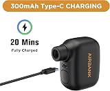 AIRBANK Mini pompe à vélo Pocket SE, pompe à air électrique pour vélo de route, gonfleur de pneu de vélo pour valve Schrader et Presta avec batterie rechargeable 100 PSI - 5
