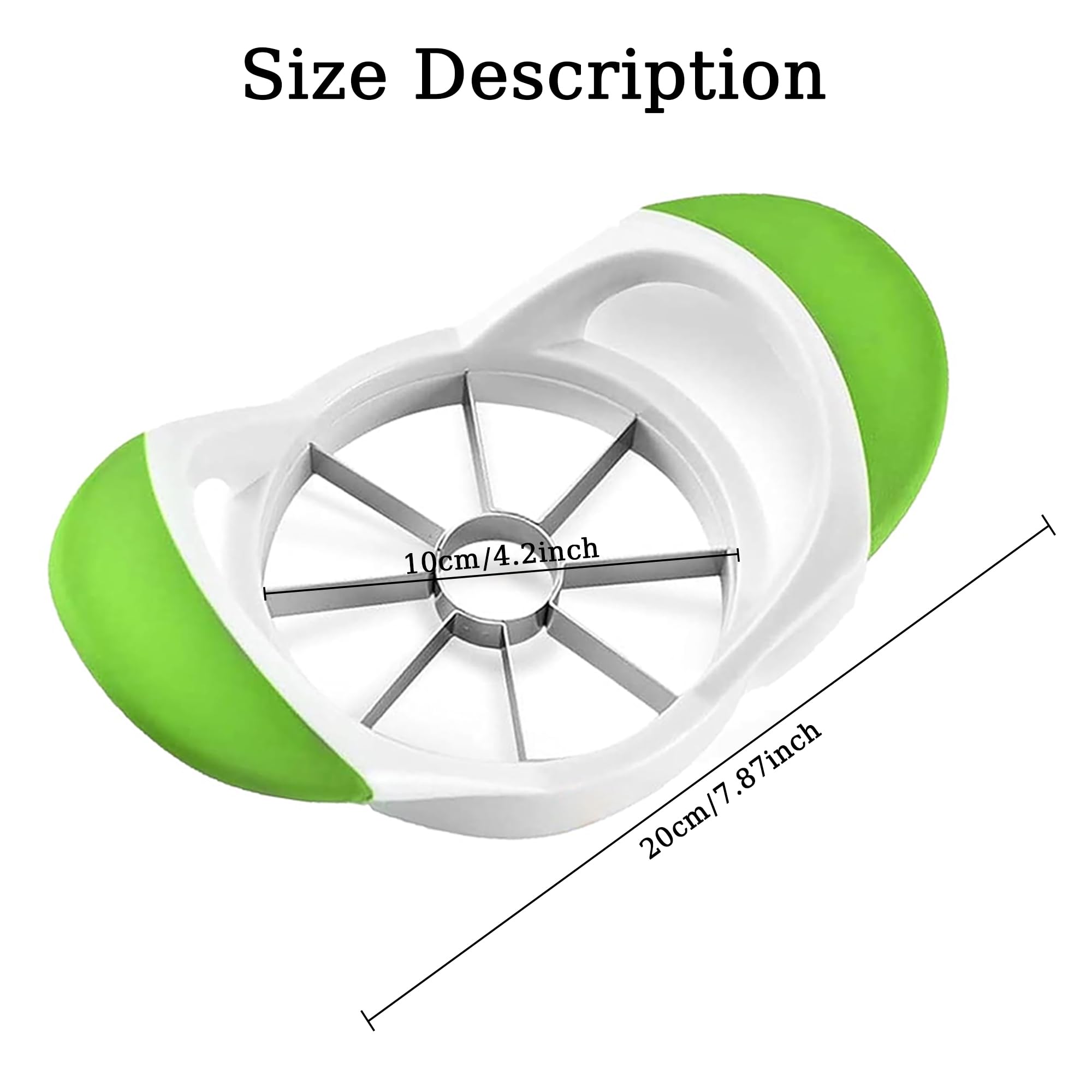 DDUP Apple Corer and Slicer- Fruit Cutter, Apple Divider, Wedger, Stainless Steel Slicer for Fruits - Image 2