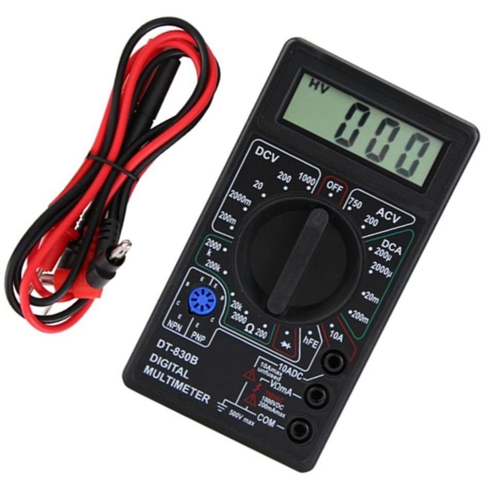 Circuit Tester Portable Volt Multi Meter Digital Multimeter Car Battery Tester DT830