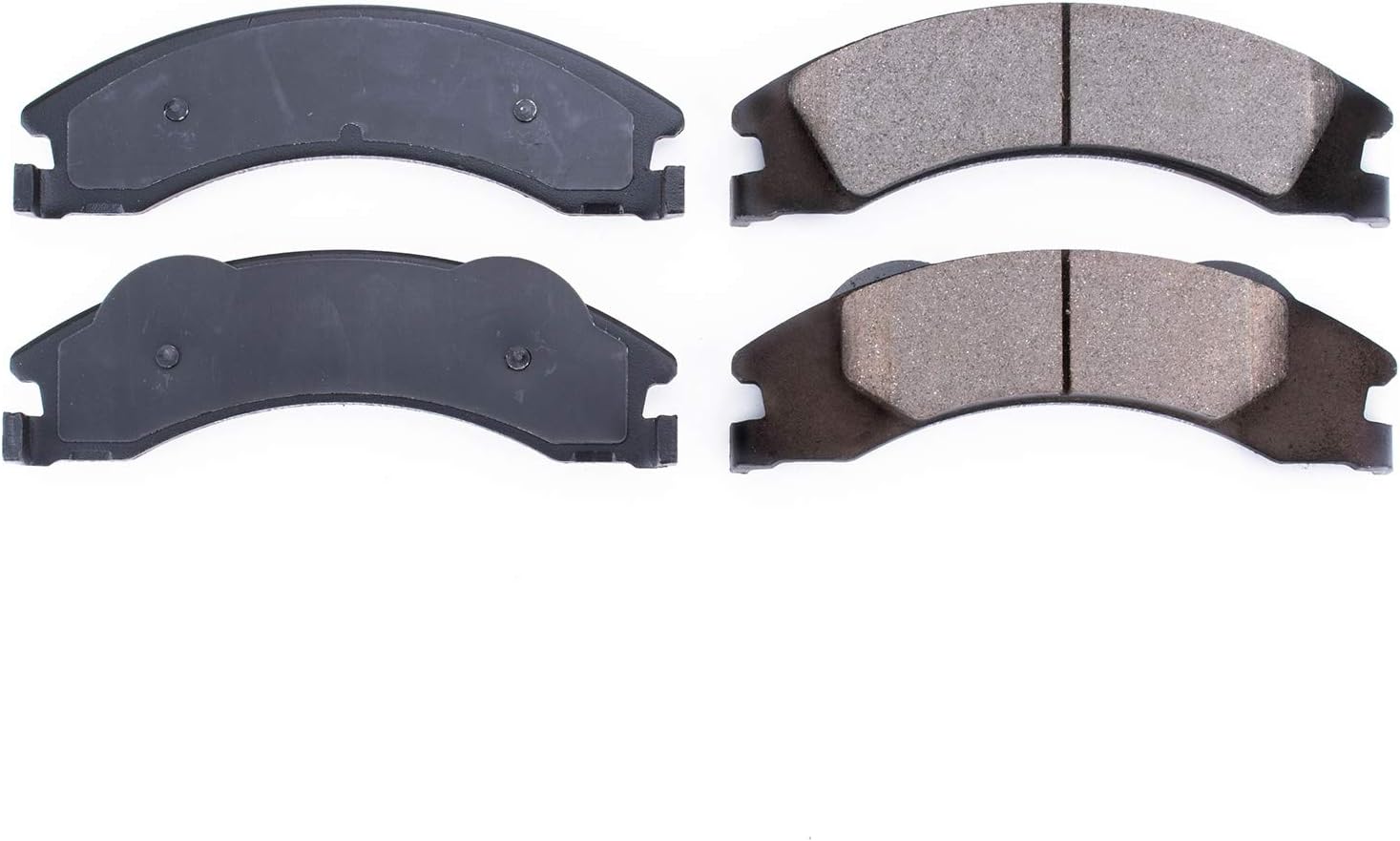 PowerStop Rear Brake Pads For Ford E-150 2008-14 |E-250 2008-14 |E-350 Super Duty 2008-19 |E-350 Super Duty 2021-25 |E-450 Super Duty 2017-18 - Z16 Ceramic Brake Pads Replacement, 16-1329