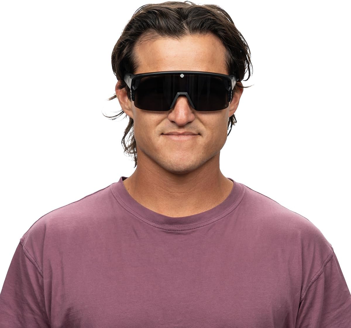 SPY Optic Monolith 5050, Cylindrical Shield Semi-rimless Sunglasses, Color and Contrast Enhancing Lenses - Image 7