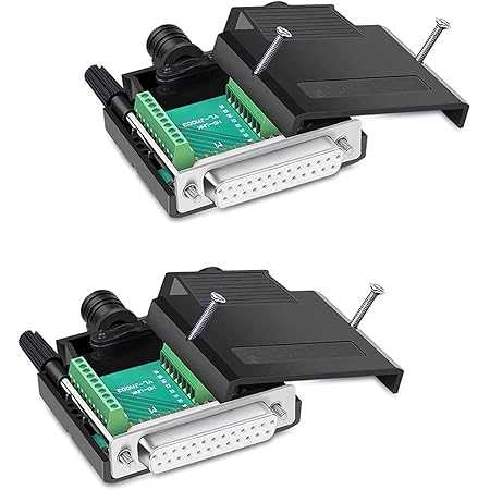 Breakout Board Module, 26 Pin DB26 D-SUB Mannelijke Adapter naar PCB Terminal Signalen Module Breakout Board Connector met Isolerende Mat