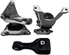 BST BSSP Complete Motor Mount & Auto Trans Mount Set Compatible with 2016-2021 Honda Civic 1.5L CVT Turbo Automatic Engine Mounts&Transmission 500820TEKM02, 50890TBAA82, 50850TBCA81