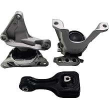 BST BSSP Complete Motor Mount & Auto Trans Mount Set Compatible with 2016-2021 Honda Civic 1.5L CVT Turbo Automatic Engine Mounts&Transmission 500820TEKM02, 50890TBAA82, 50850TBCA81