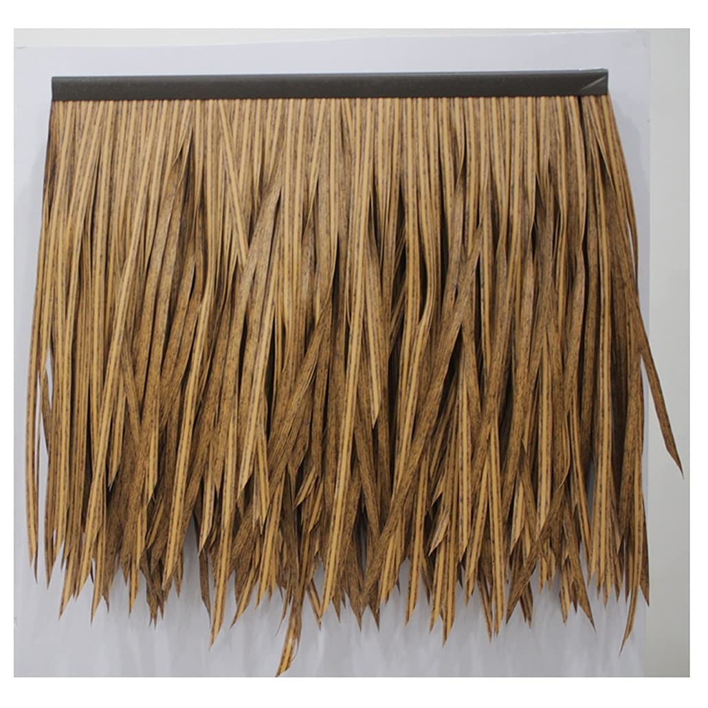 Toit en chaume artificiel de ferme et vignoble en PVC | Lot de 30 tuiles imitation paille PE