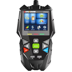 MOTOPOWER 4 in 1 Code Reader Car Diagnostic Scan Tool Oil Maintenance Reset Battery Test Performance Test with