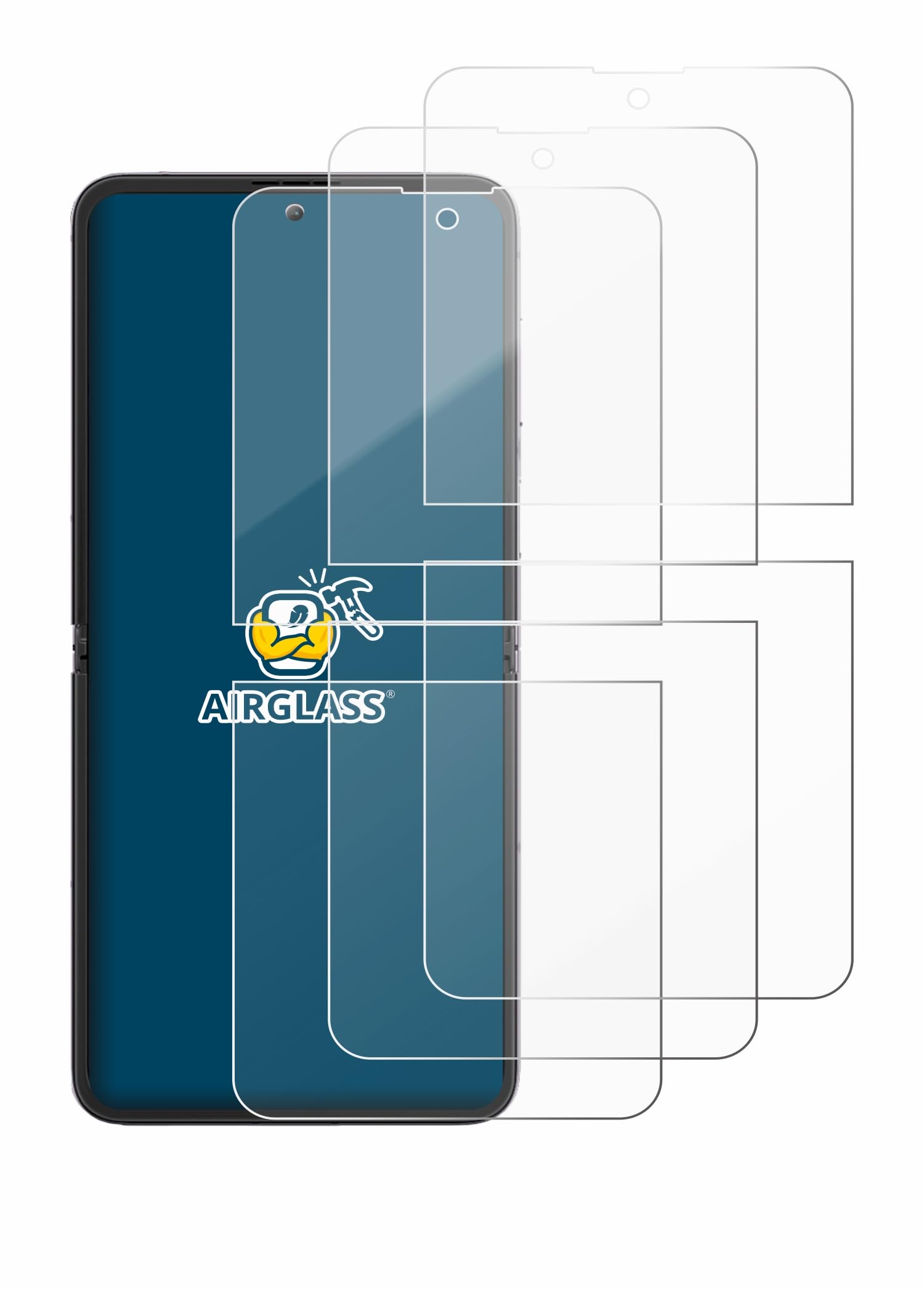Brotect Pellicola Protettiva Vetro Per Blackview Hero 10  Display Esterno Protezione Schermo 6 Pezzi Durezza E 1036957
