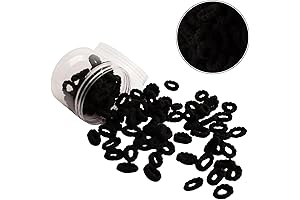 Pack of 100 Pcs Toddler Hair Ties Ouchless