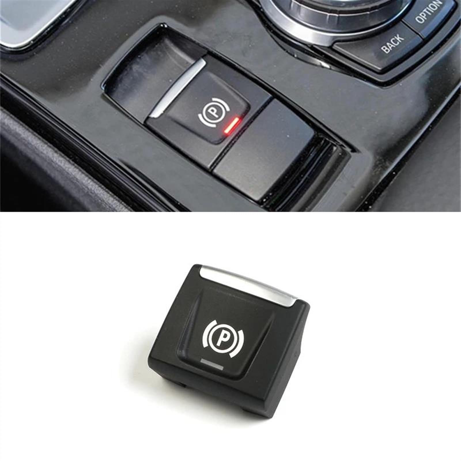 freno pulsante Compatibile Con BMW X1 F48 F49 X2 F39 Serie 2 F45 F46 Freno A Mano Elettronico Per Auto Freno Di Stazionamento Coperchio Interruttore Pulsante P