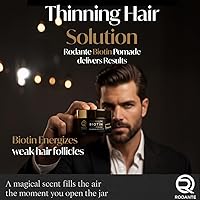 Vista 2 de Biotin - Pasta de arcilla con textura de crema mate, crema espesante de alta calidad, fijación media y antipérdida de cabello y soporte