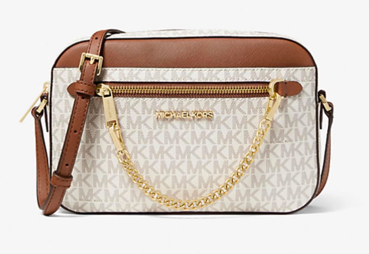 Michael Kors Jet Set Large Logo Crossbody Bag With Matching Logo Coin Pouch - Image 4