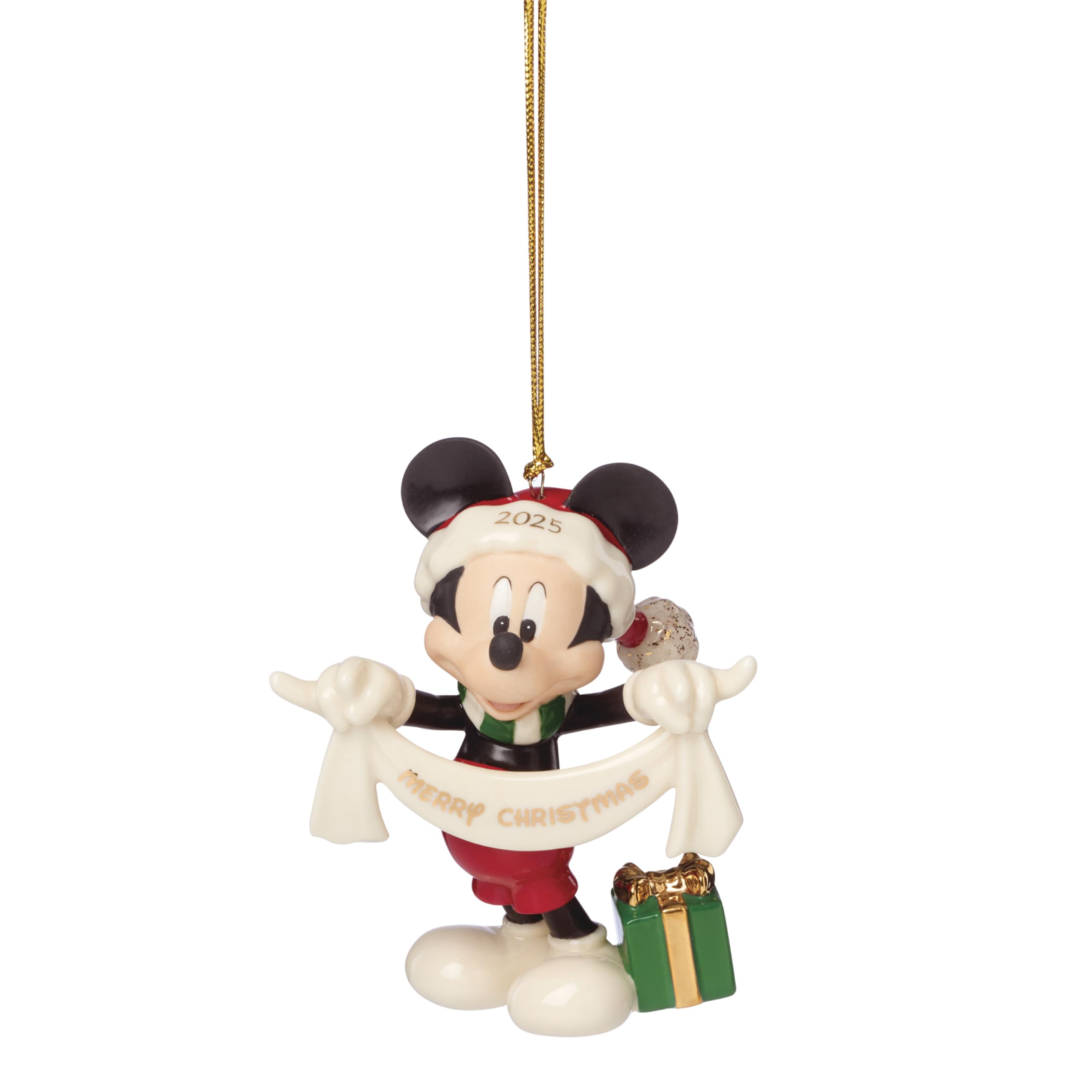 Disney Christmas Ornament 2025 ミッキーぬいぐるみ Personalized Mickey Mouse 2025 Disney Ornament | Licensed
