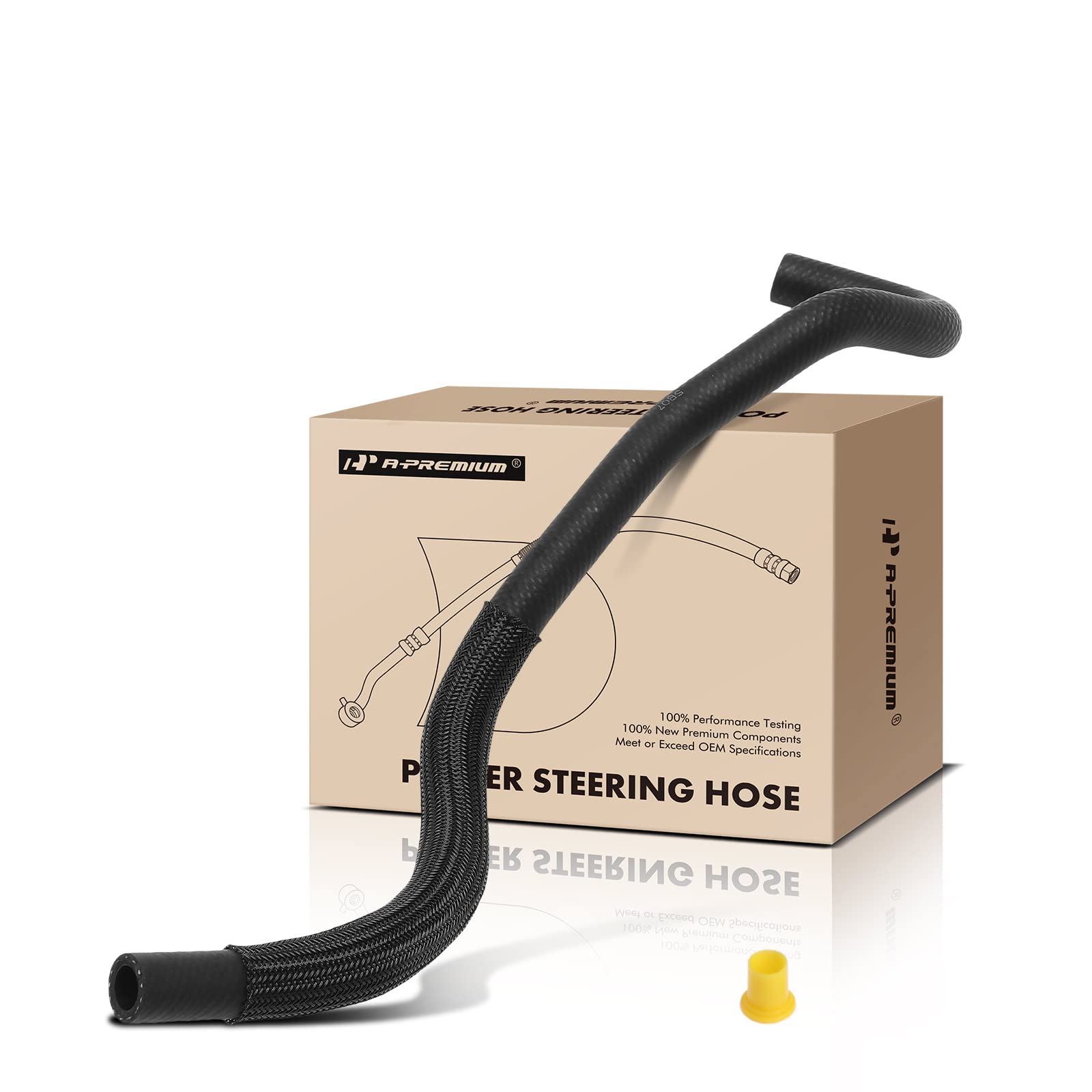 A-Premium Power Steering Reservoir/Suction Line Hose Assembly Compatible with Lexus ES350 2007-2008, 3.5L, Reservoir To Pump