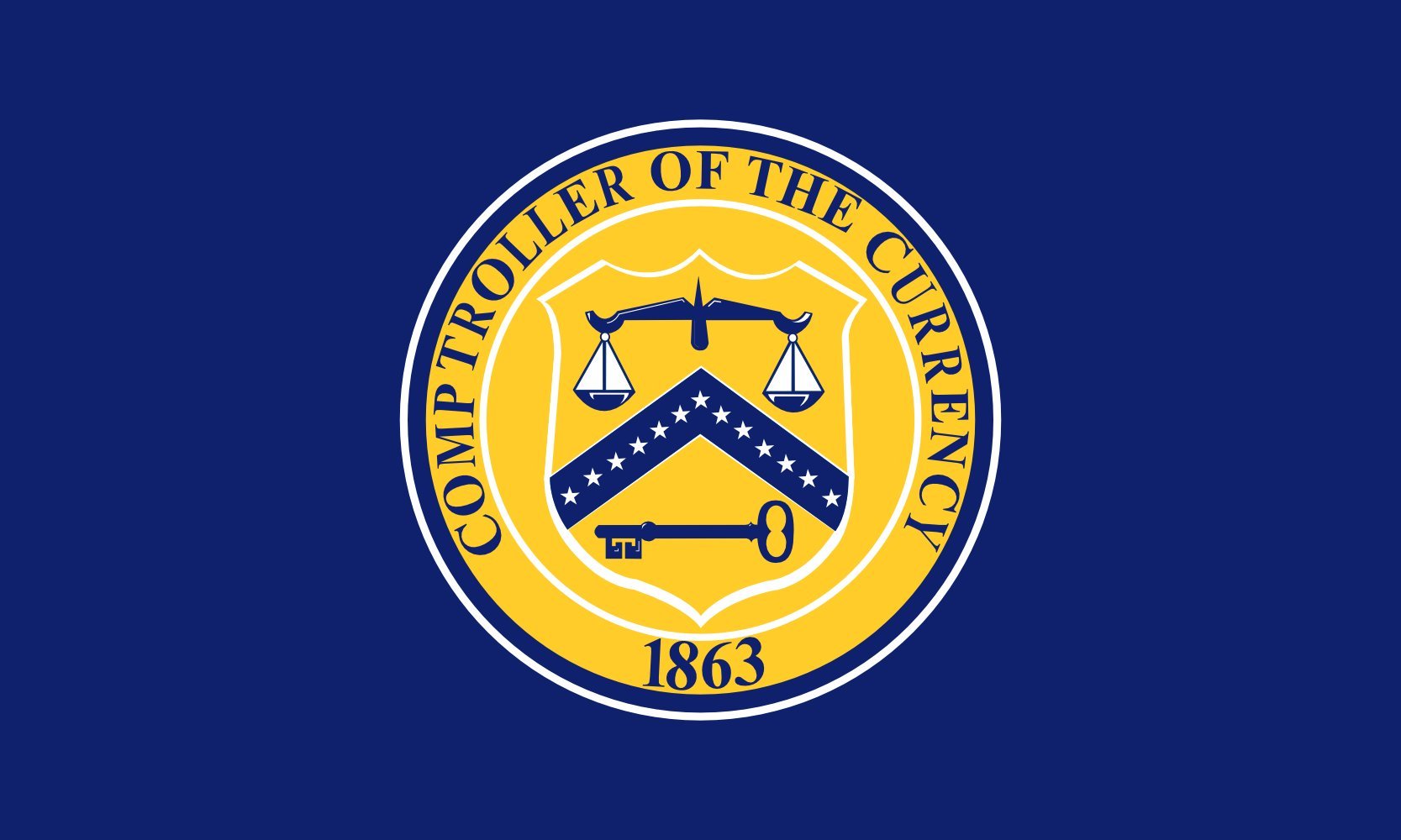 Drapeau United States Comptroller of the Currency finitions renforcées