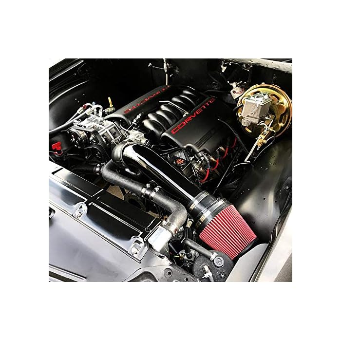 Buy LS Swap Cold Air Intake Black LS1 LS2 LSX Restomod ABody GBody