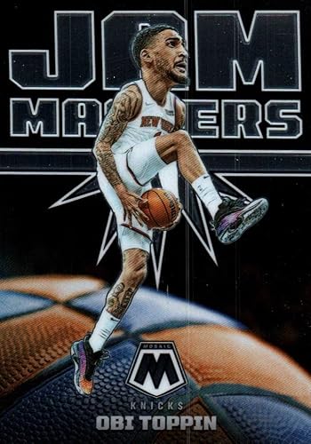 Obi Toppin Mosaic Jam Masters Collectible Basketball Card - 2022 Panini Mosaic Basketball Card #9 (Knicks) Free Shipping