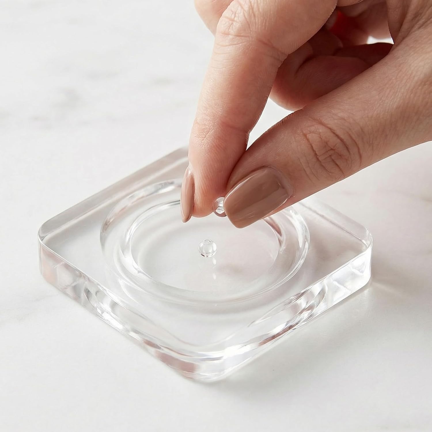OSOLADY 2pcs Board Plate Beading Tray, Round Jewelry Making Board for Necklace Craft, Beading Tray Design Mat Bracelet Plate, DIY Jewelry Making Supplies