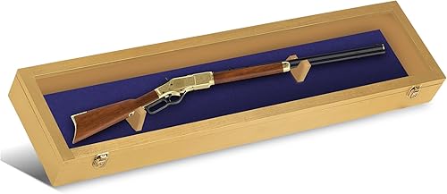 Miniatura 29 de PENNZONI Vitrina de pistola – vitrina de rifle con cerradura – Armarios de armas para rifles y escopetas – Montaje en pared de espada, vitrina