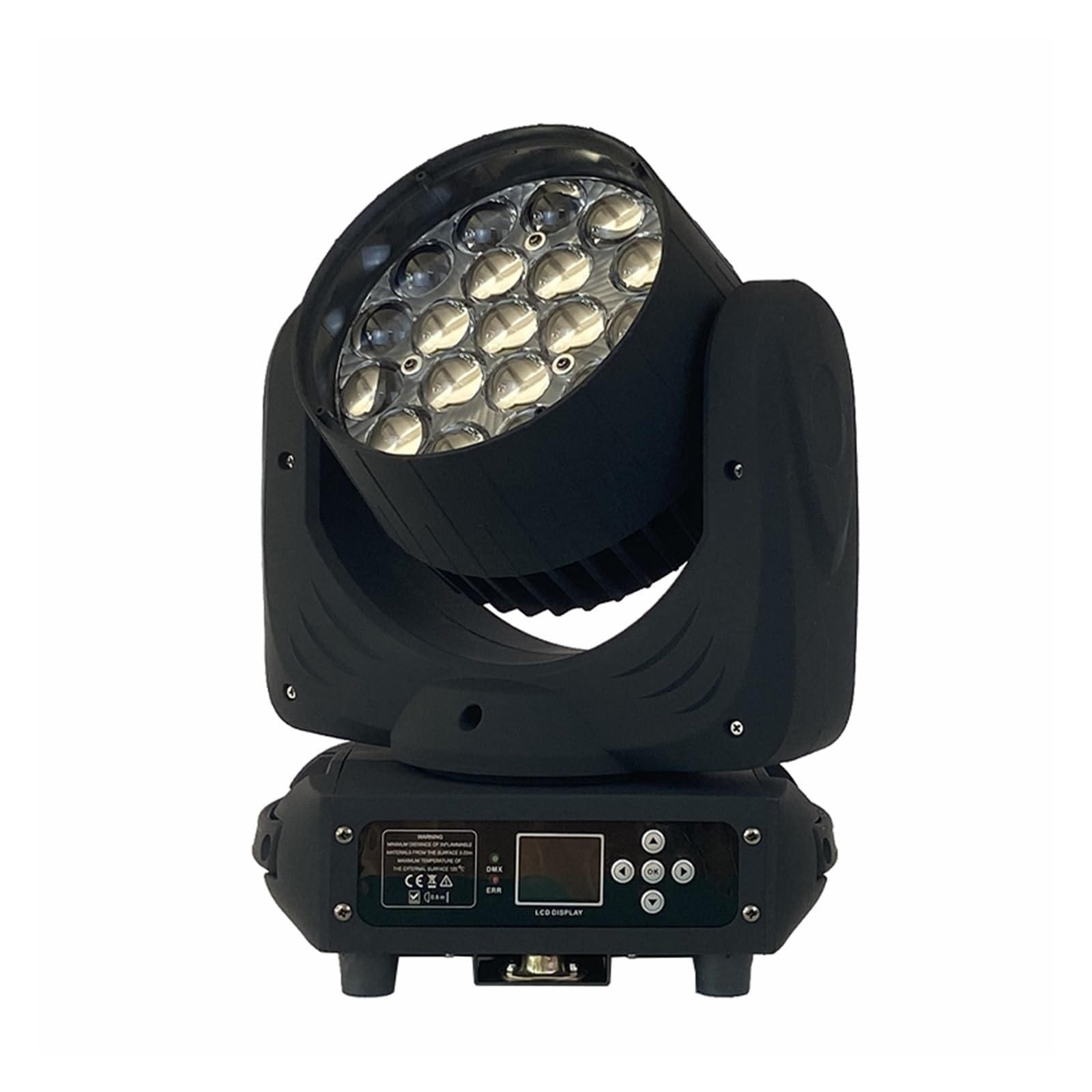Światła Sceniczne, 19x15W RGBW 4 w 1 Ring Control LED Potrząsająca głową Zoom Dyeing Show Bar Stage Disco DJ Light