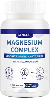 ​Magnesium Complex 8 in 1 with 1000mg - 90 Capsules - Features Elemental Magnesium & Citrate - Dietary Supplement for Adults​ (1)