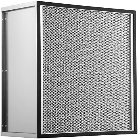 VEVOR Filter Replacement, 24'' x 24'' x 11.5'' AC Filter, HEPA Pleated Air Filter, Air Filter Replacement with Durable Galvanized Frame, 99.97% Standard Filter Compatible for HEPA Filter Novair 2000