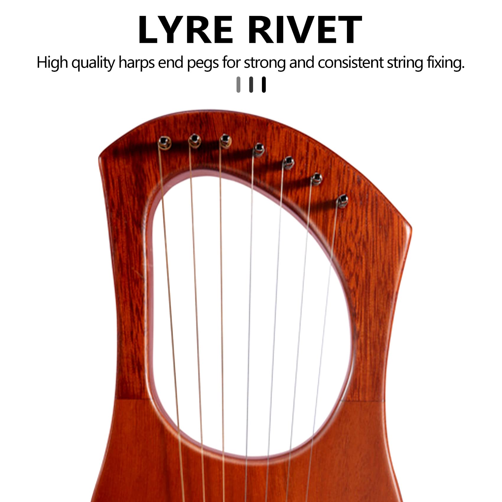 20 Cordes NNNGel + 20 Rivets + Clé L Pour Lyre, Petite Harpe, Instruments à Cordes – Qualité Rfvtgb