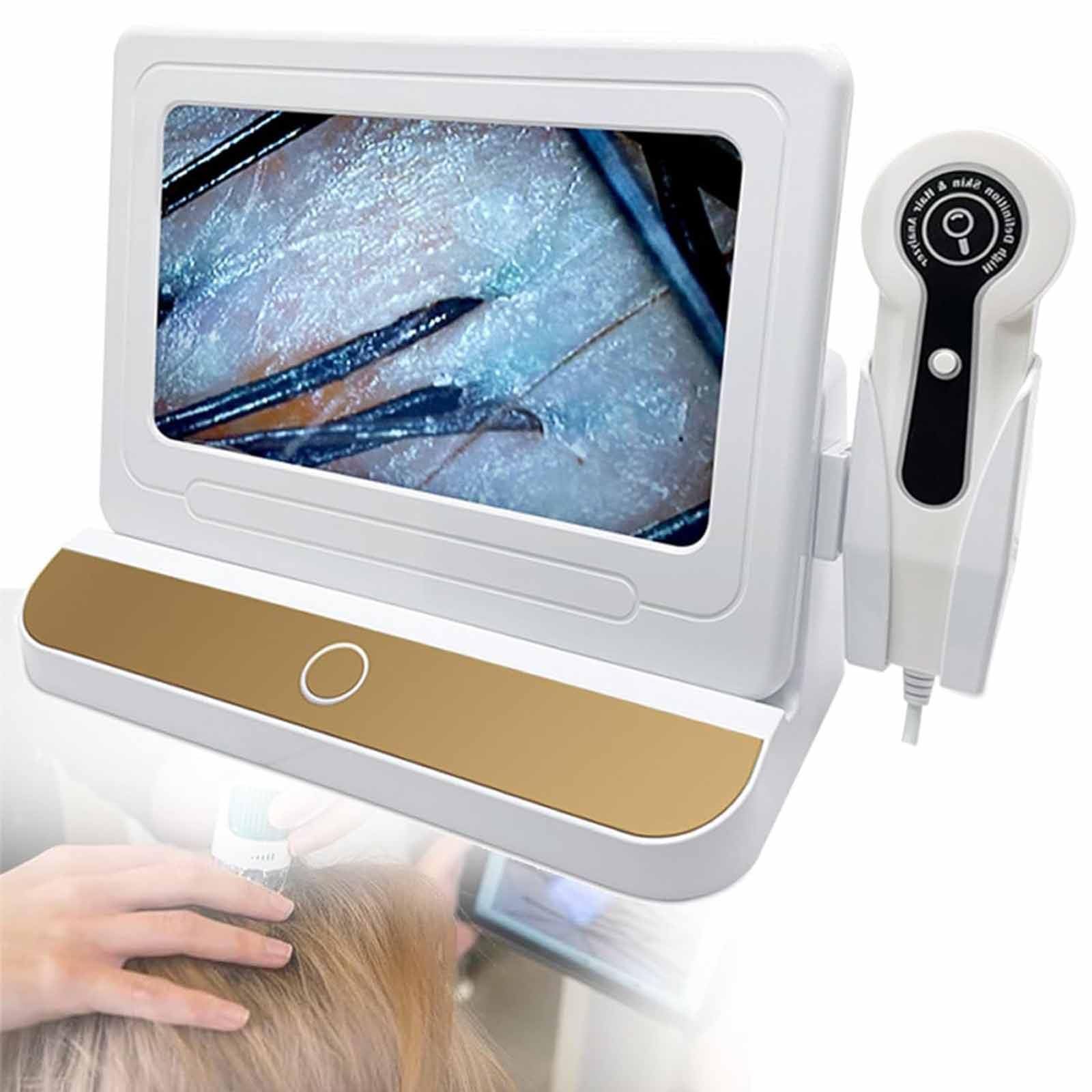 Analizador de Cabello de diagnóstico de Piel, analizador de Piel de folículo piloso Multifuncional, máquina analizadora de Piel, probador de Pigmento