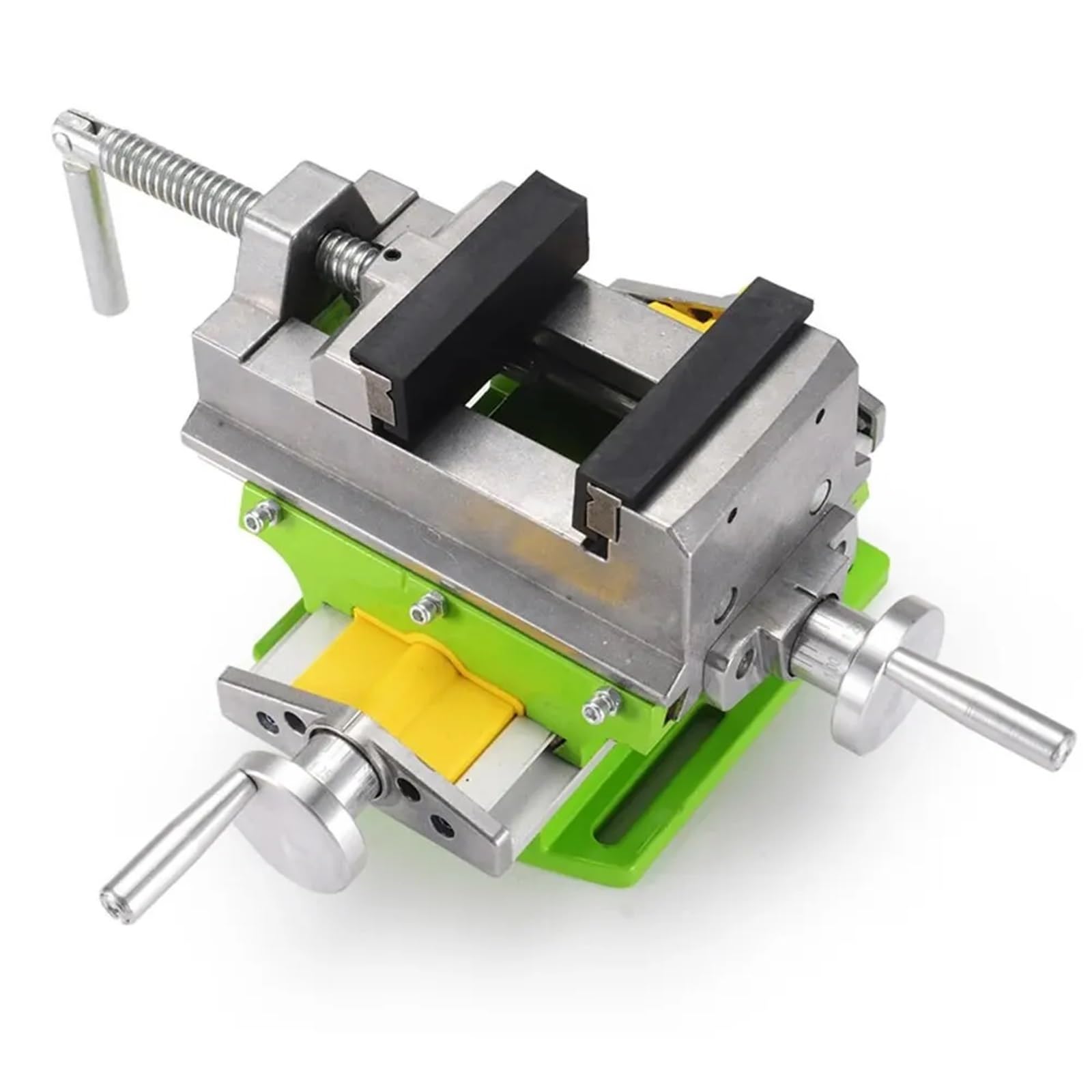 Allsome BG-6368 Morsa a Scorrimento Trasversale da 3 Pollici con Slitta composta per fresatrice e pressa per Trapano, morsa a Scorrimento Trasversale per pressa per Trapano